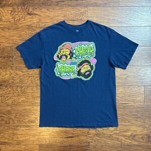 Liquid Blue Cheech And Chong Transfer Navy Graphic T-Shirt Size L